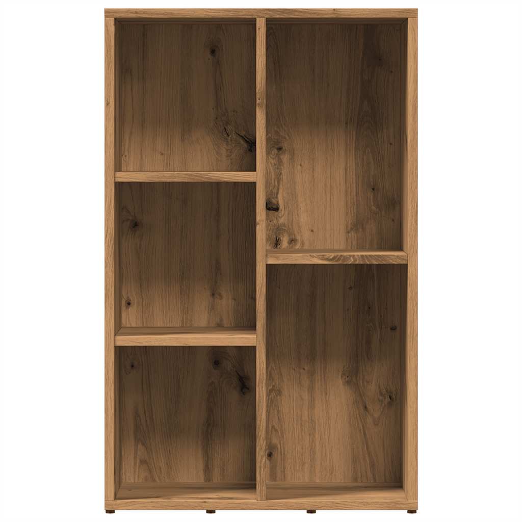 Book Cabinet Artisan Oak 50x25x80 cm Engineered Wood
