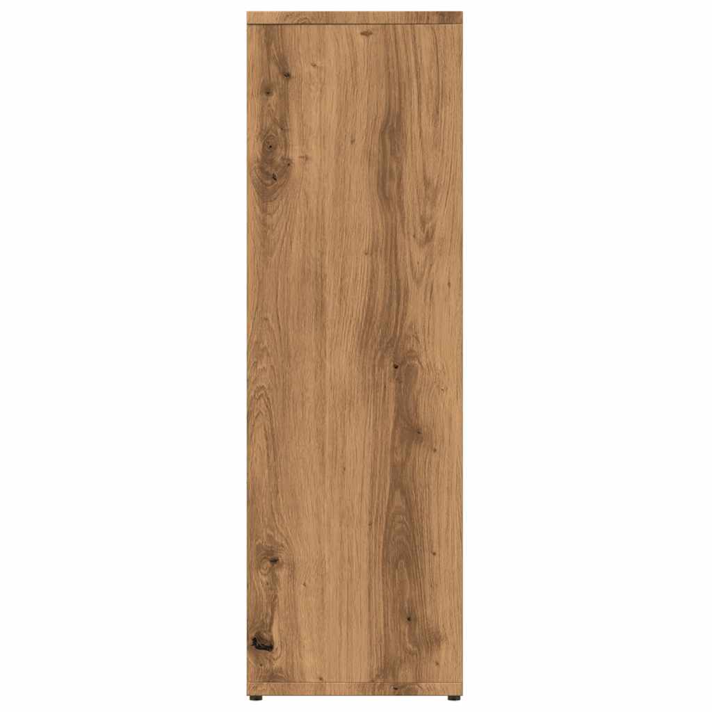 Book Cabinet Artisan Oak 50x25x80 cm Engineered Wood
