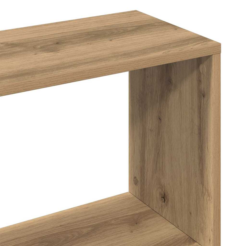Book Cabinet Artisan Oak 80x24x192 cm Engineered Wood