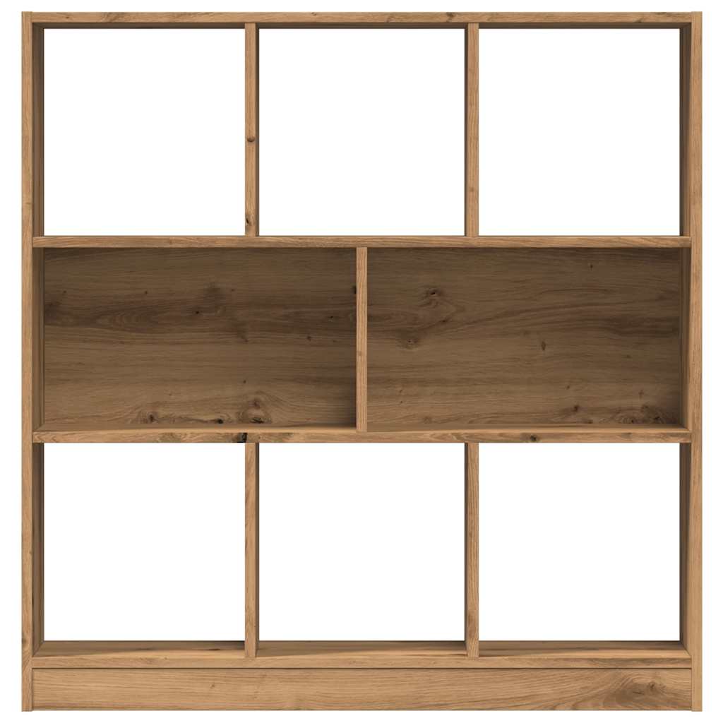Modern Wooden Open Bookcase Book Storage Cabinet Unit With 8 Compartments Wood