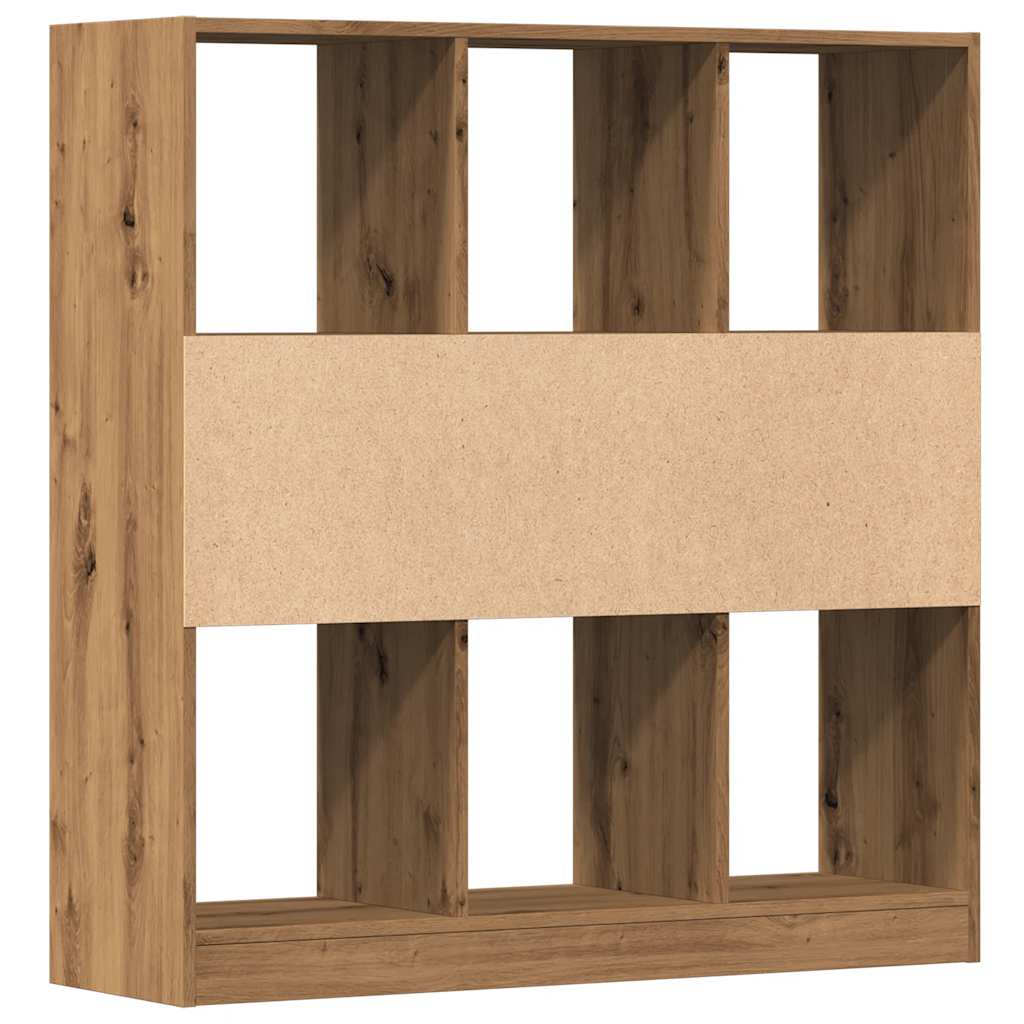 Modern Wooden Open Bookcase Book Storage Cabinet Unit With 8 Compartments Wood