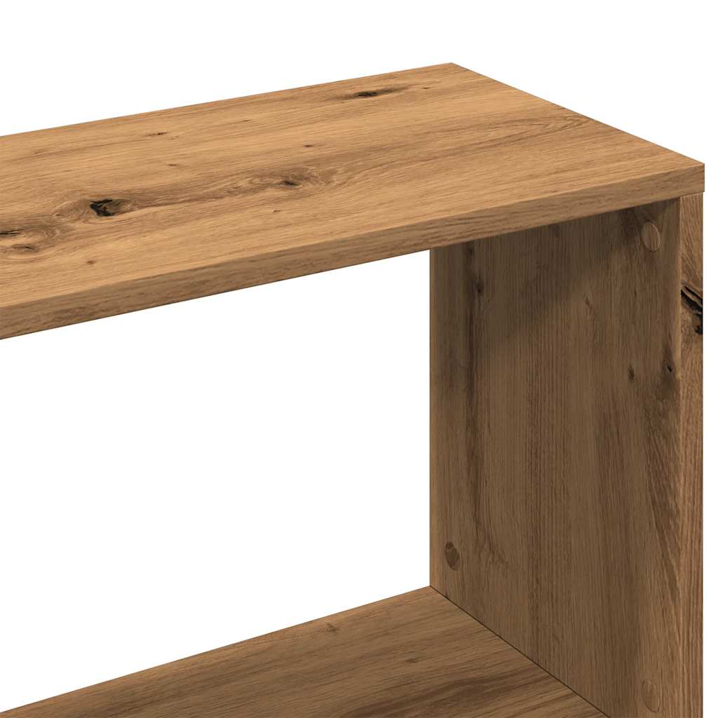 Modern Wooden Open Bookcase Book Storage Cabinet Unit With 8 Compartments Wood