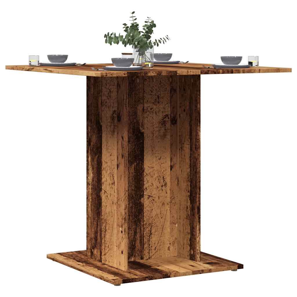 Modern Wooden Square Bistro Dining Table Wood 2 Person Dinner Tables