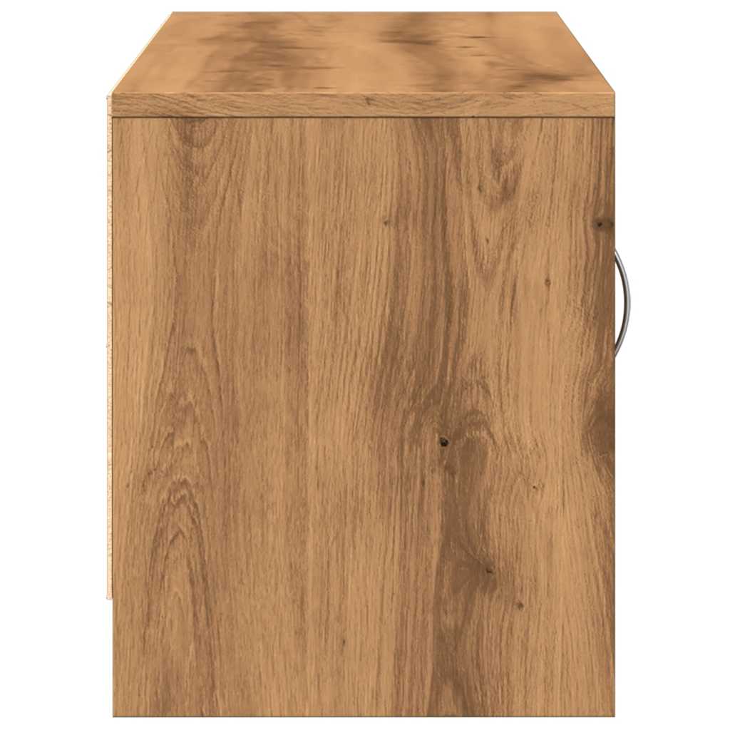 TV Cabinet Artisan Oak 102x30x37.5 cm Engineered Wood