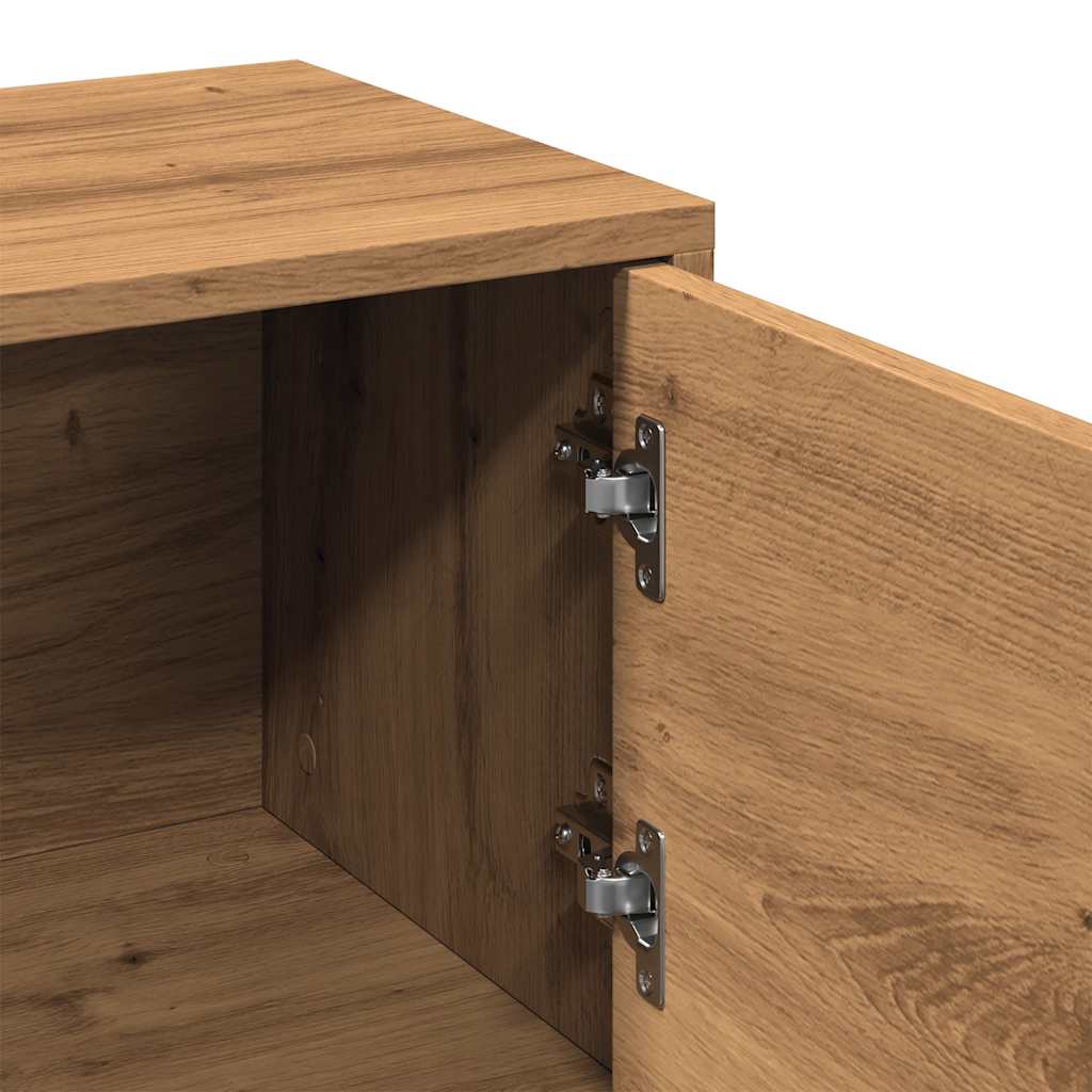 TV Cabinet Artisan Oak 102x30x37.5 cm Engineered Wood
