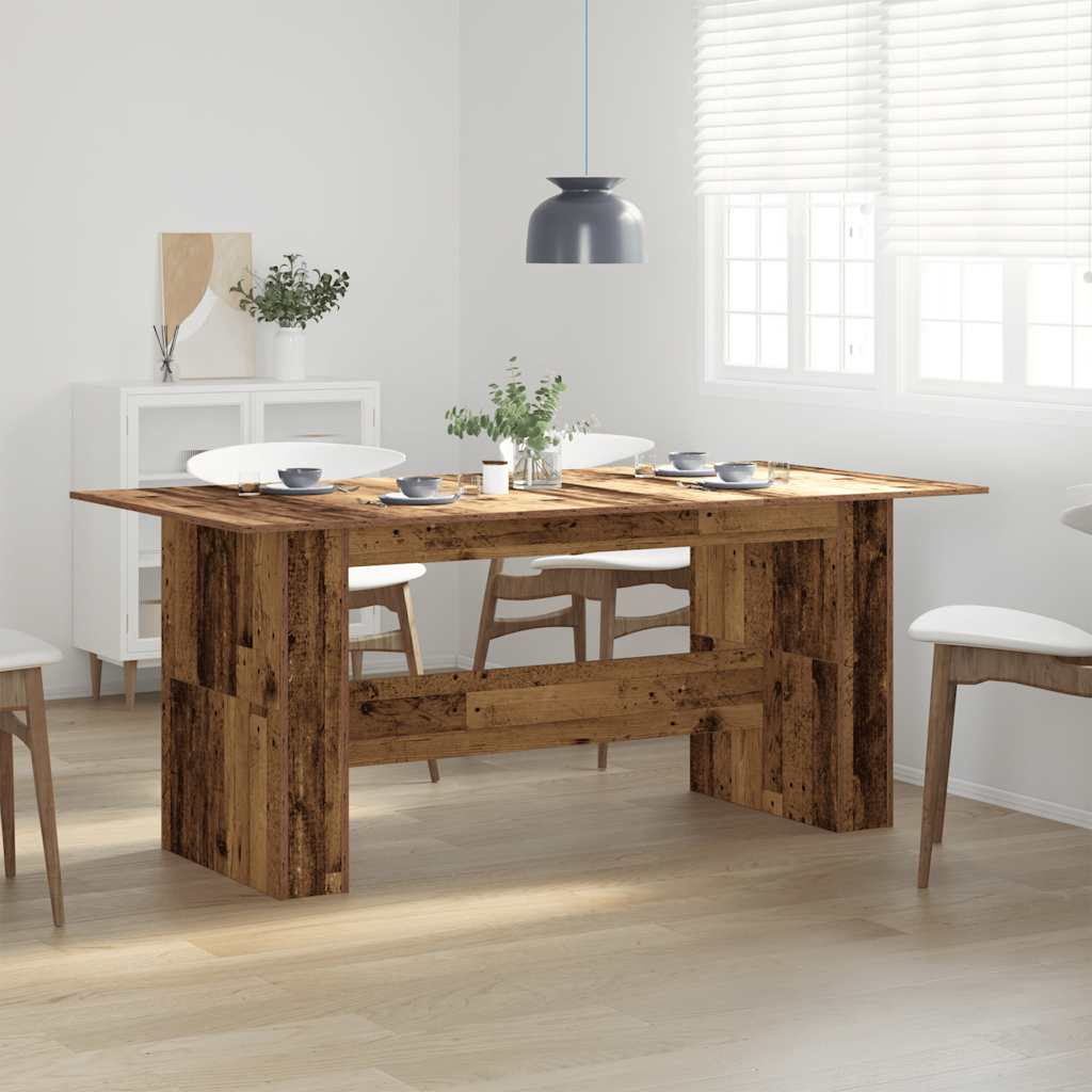 Modern Wooden Large 6 Person Dining Dinner Table Wood Kitchen Tables