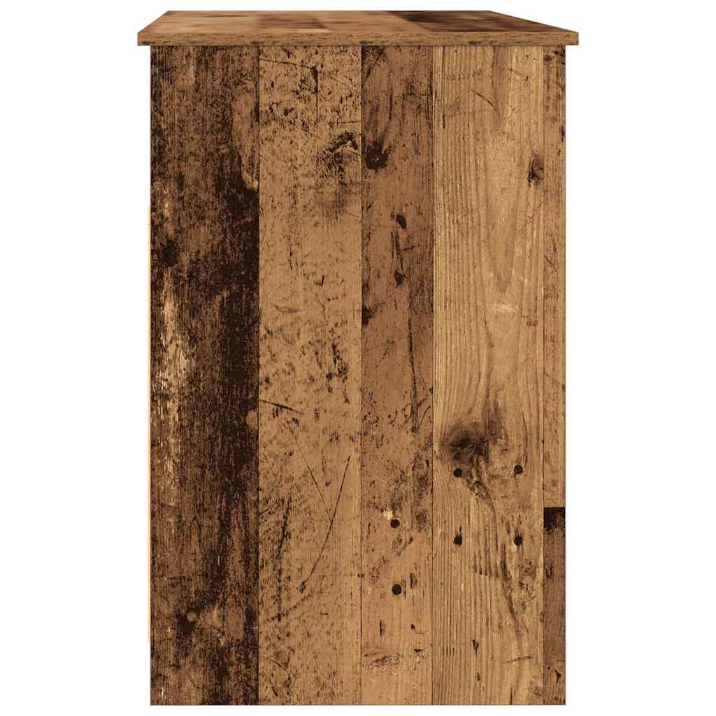 Modern Wooden Home Office Computer Desk Table With 3 Storage Drawers Wood