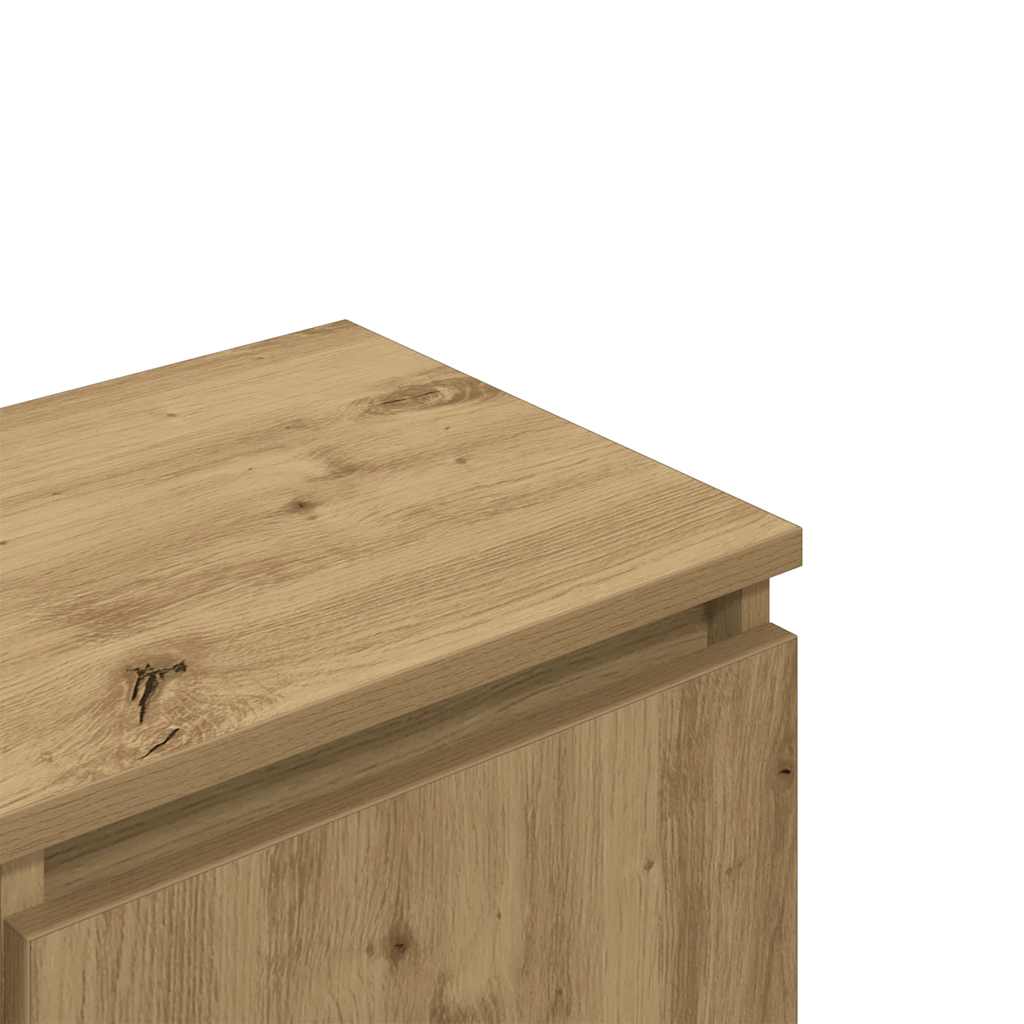 Modern Wooden TV Tele Media Stand Unit Cabinet With 2 Doors & Storage Shelf