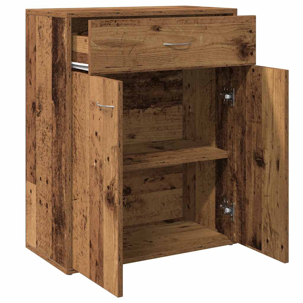 Sideboard Old Wood 60x30x75 cm Engineered Wood