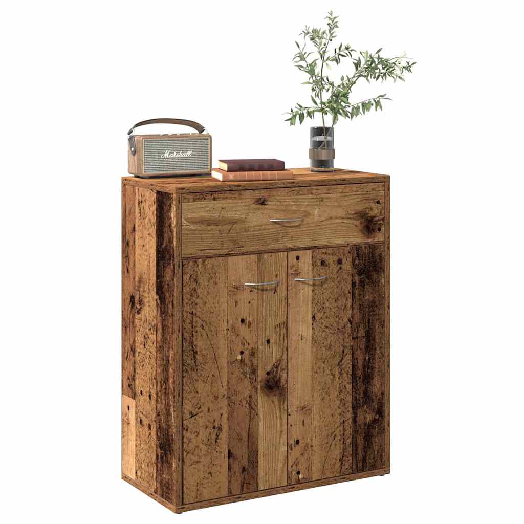Sideboard Old Wood 60x30x75 cm Engineered Wood