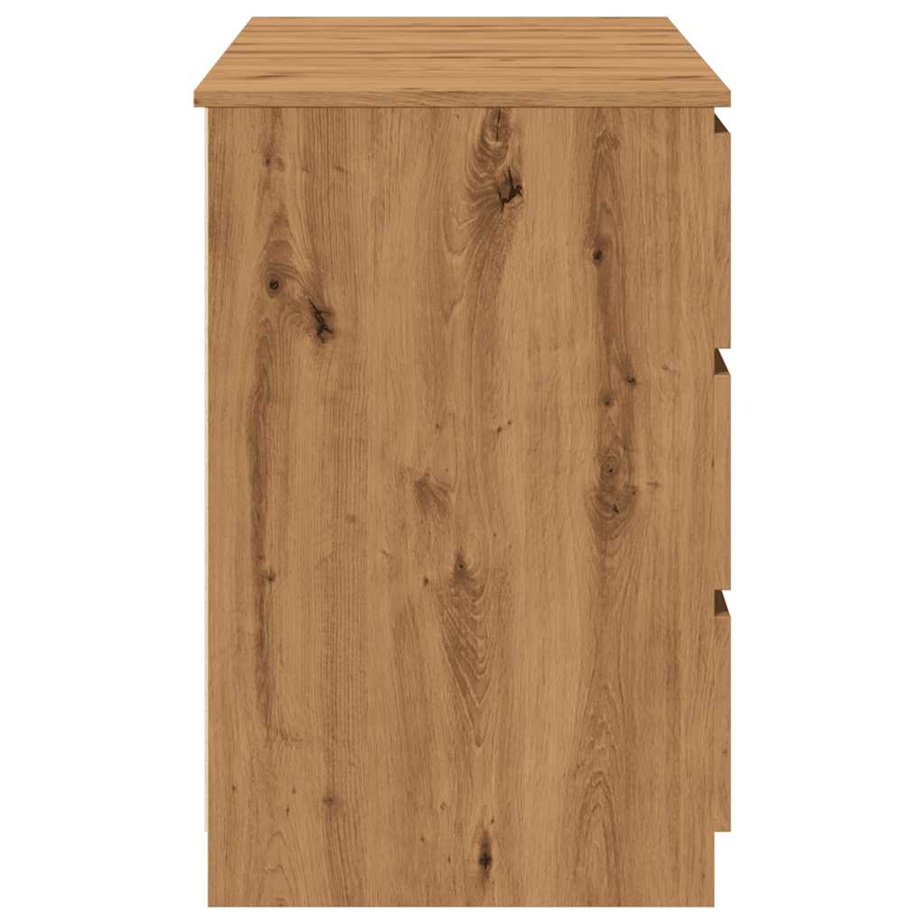 Modern Wooden Home Office Computer Desk Table With 6 Storage Drawers