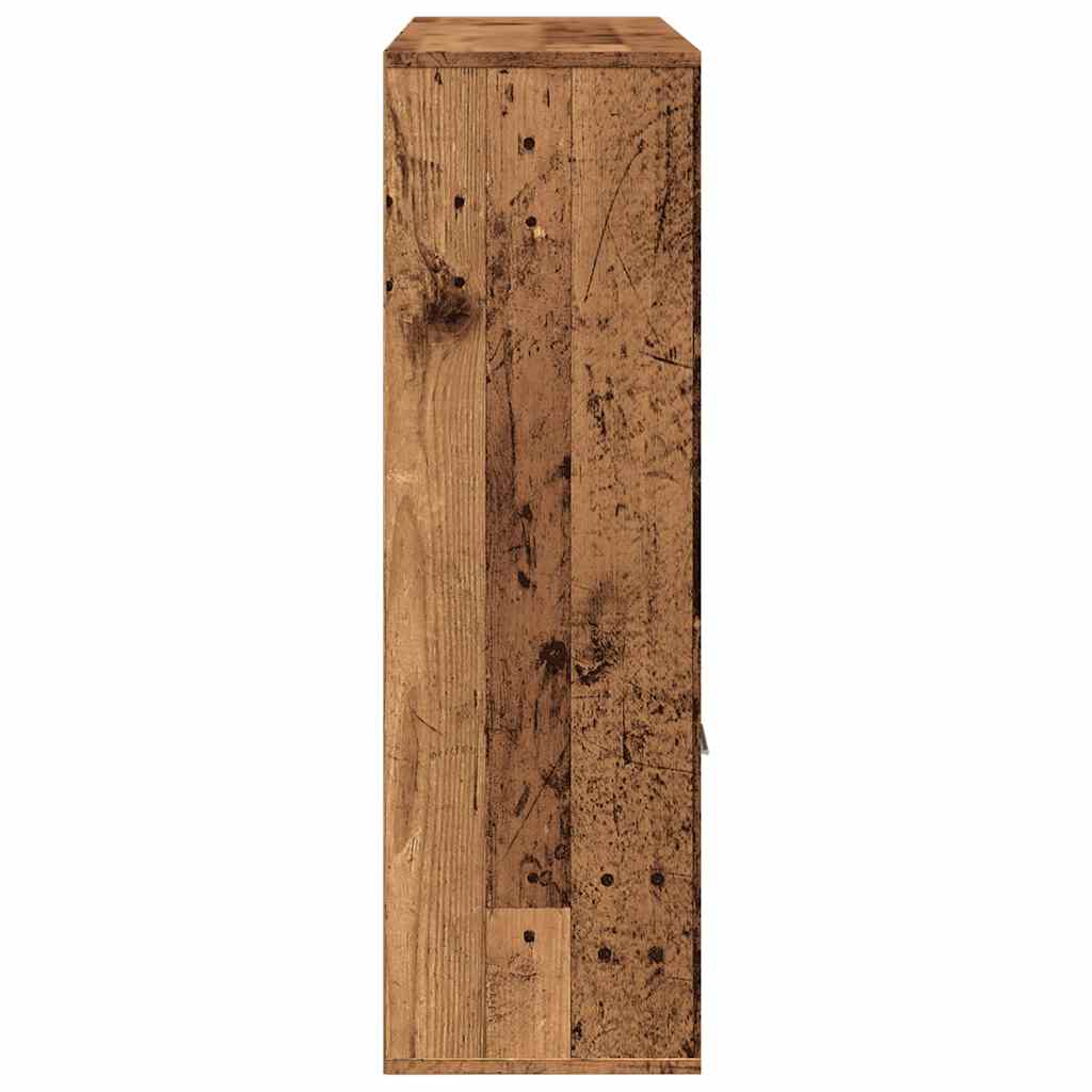Book Cabinet Old Wood 98x29x97.5 cm Engineered Wood