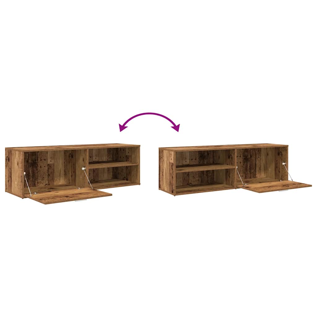 Modern Wooden 47 Inch TV Tele Stand Unit Cabinet With Door & Open Storage