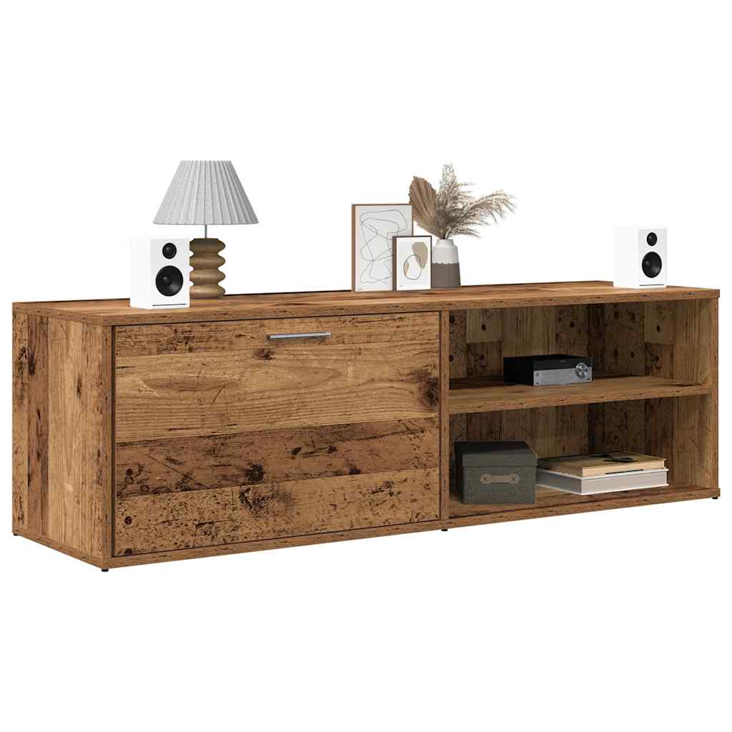Modern Wooden 47 Inch TV Tele Stand Unit Cabinet With Door & Open Storage