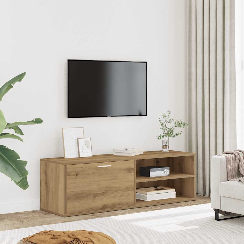 Modern Wooden 47 Inch TV Tele Stand Unit Cabinet With Door & Open Storage
