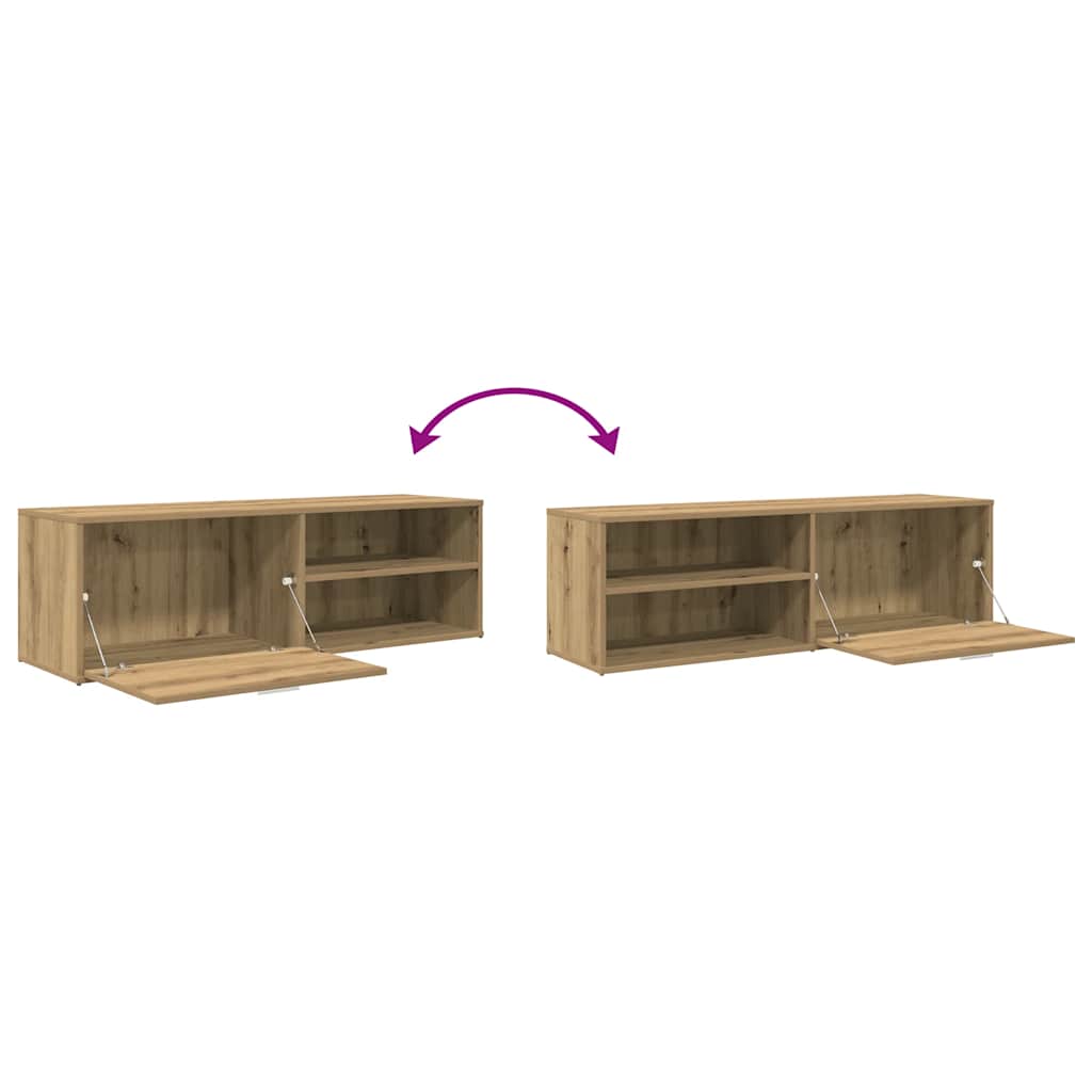 Modern Wooden 47 Inch TV Tele Stand Unit Cabinet With Door & Open Storage