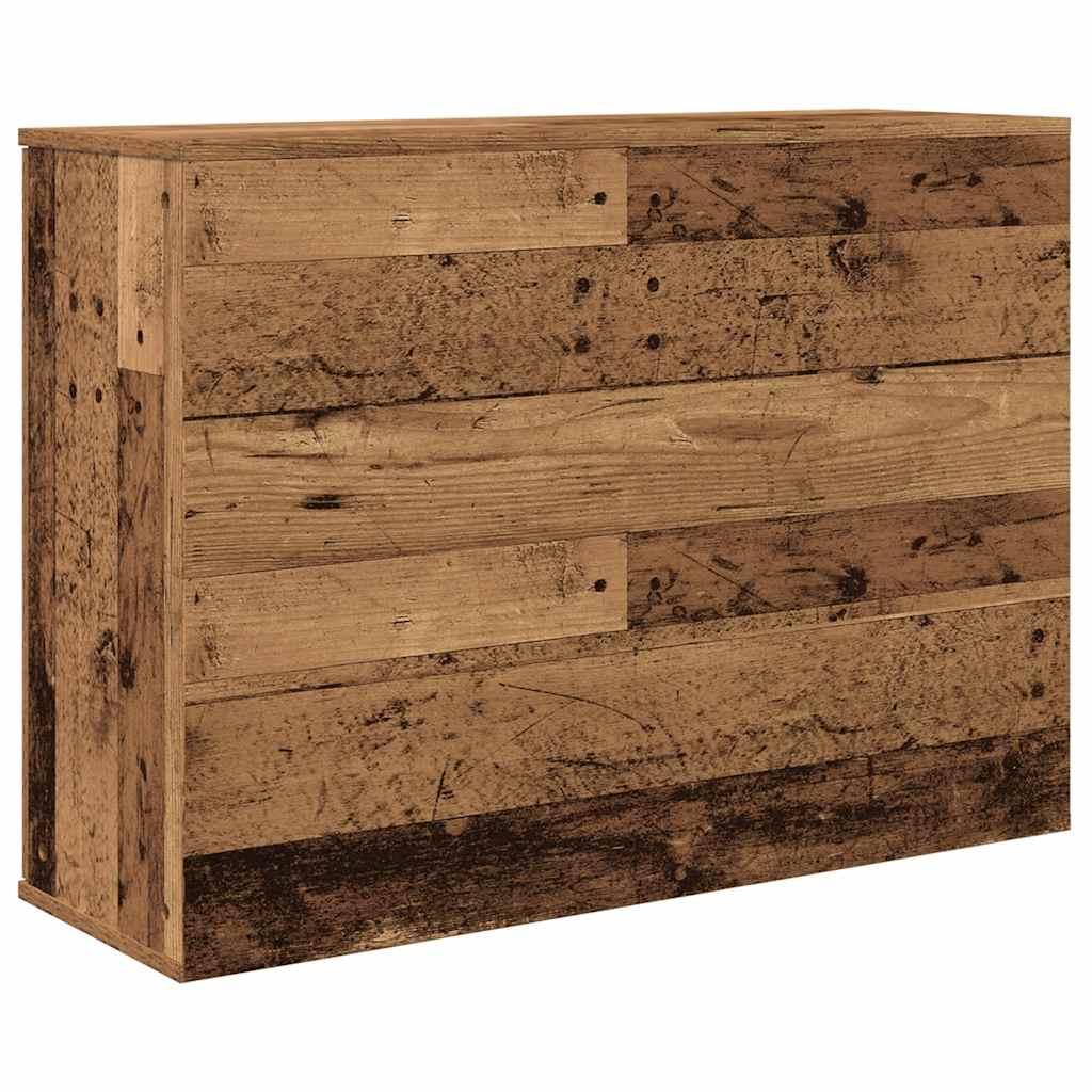 Modern Wooden Sideboard Storage Cabinet Unit With 2 Doors & 3 Drawers Wood