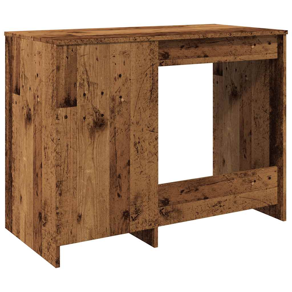Modern Wooden Home Office Computer Desk Table With Storage Cupboard Wood