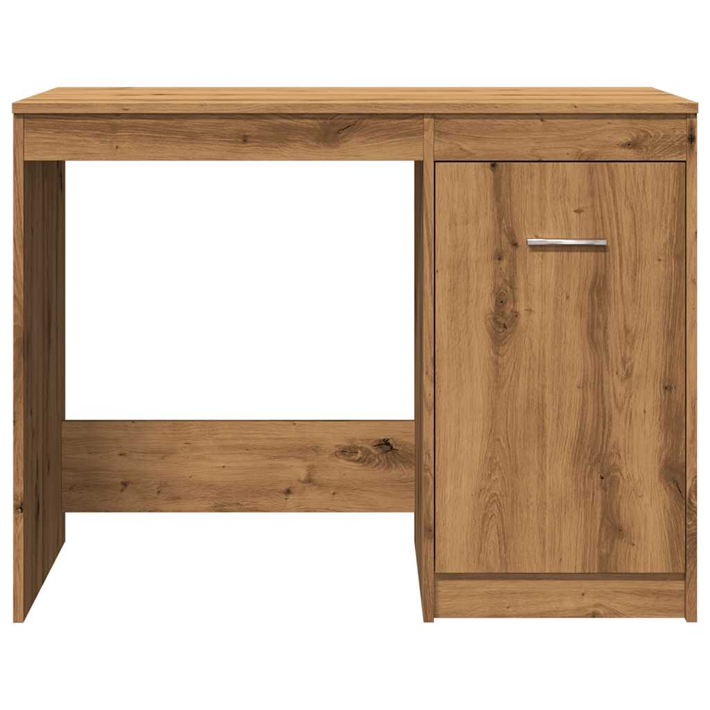 Modern Wooden Home Office Computer Desk Table With Storage Cupboard Wood