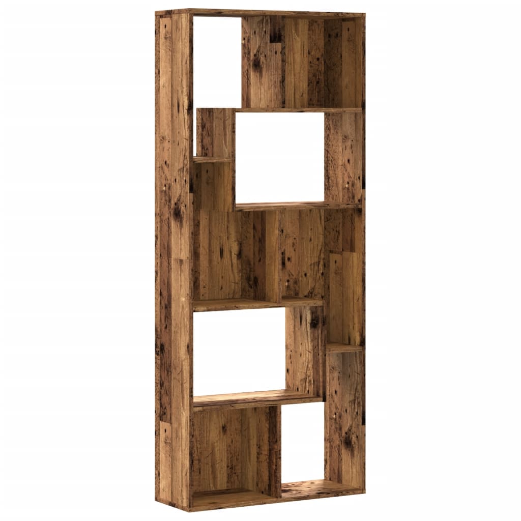 Modern Wooden Tall Open Bookcase Book Storage Cabinet Shelving Storage Display