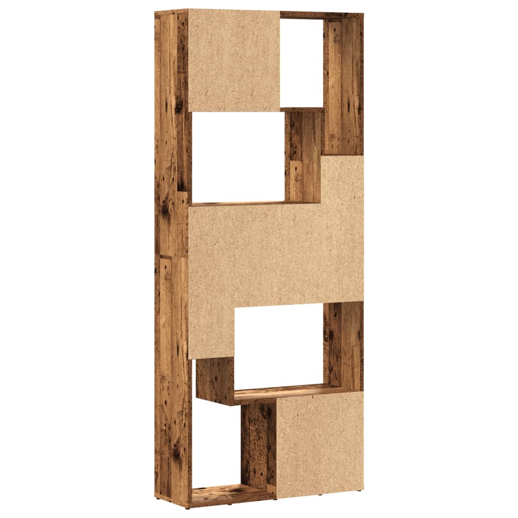 Modern Wooden Tall Open Bookcase Book Storage Cabinet Shelving Storage Display