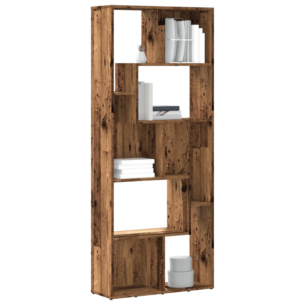 Modern Wooden Tall Open Bookcase Book Storage Cabinet Shelving Storage Display