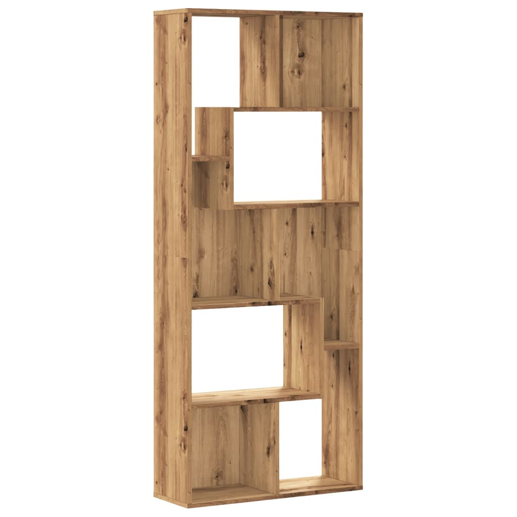Modern Wooden Tall Open Bookcase Book Storage Cabinet Shelving Storage Display