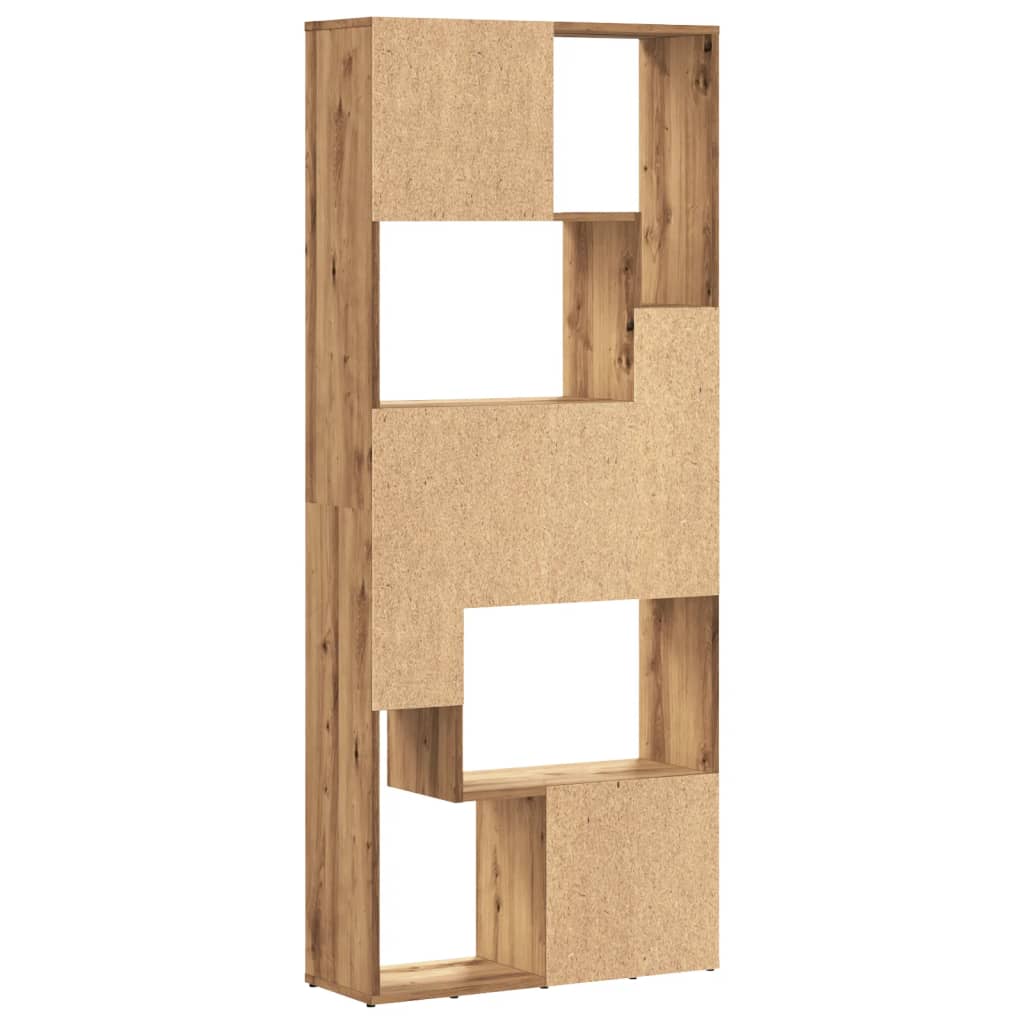 Modern Wooden Tall Open Bookcase Book Storage Cabinet Shelving Storage Display