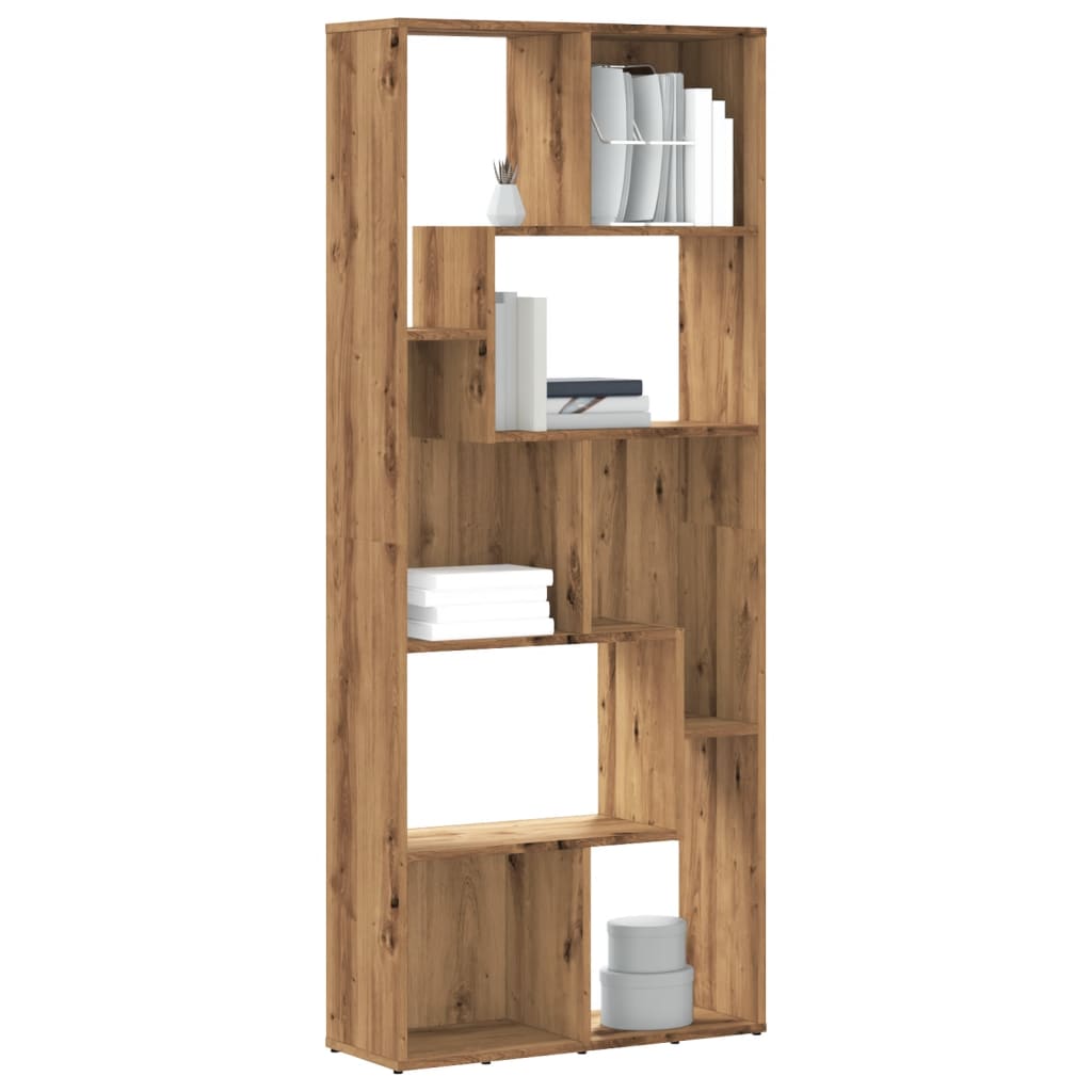 Modern Wooden Tall Open Bookcase Book Storage Cabinet Shelving Storage Display
