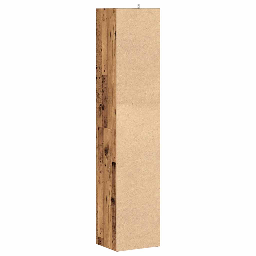 Book Cabinet Old Wood 36x30x171 cm Engineered Wood
