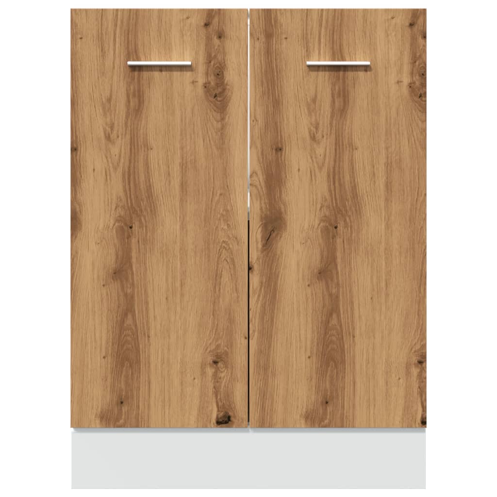 Bottom Cabinet Lyon Artisan Oak 60x46x81.5 cm Engineered Wood