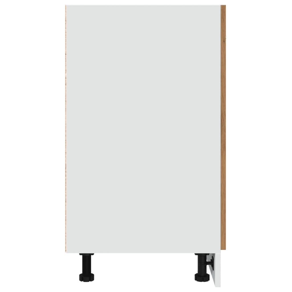 Bottom Cabinet Lyon Artisan Oak 60x46x81.5 cm Engineered Wood