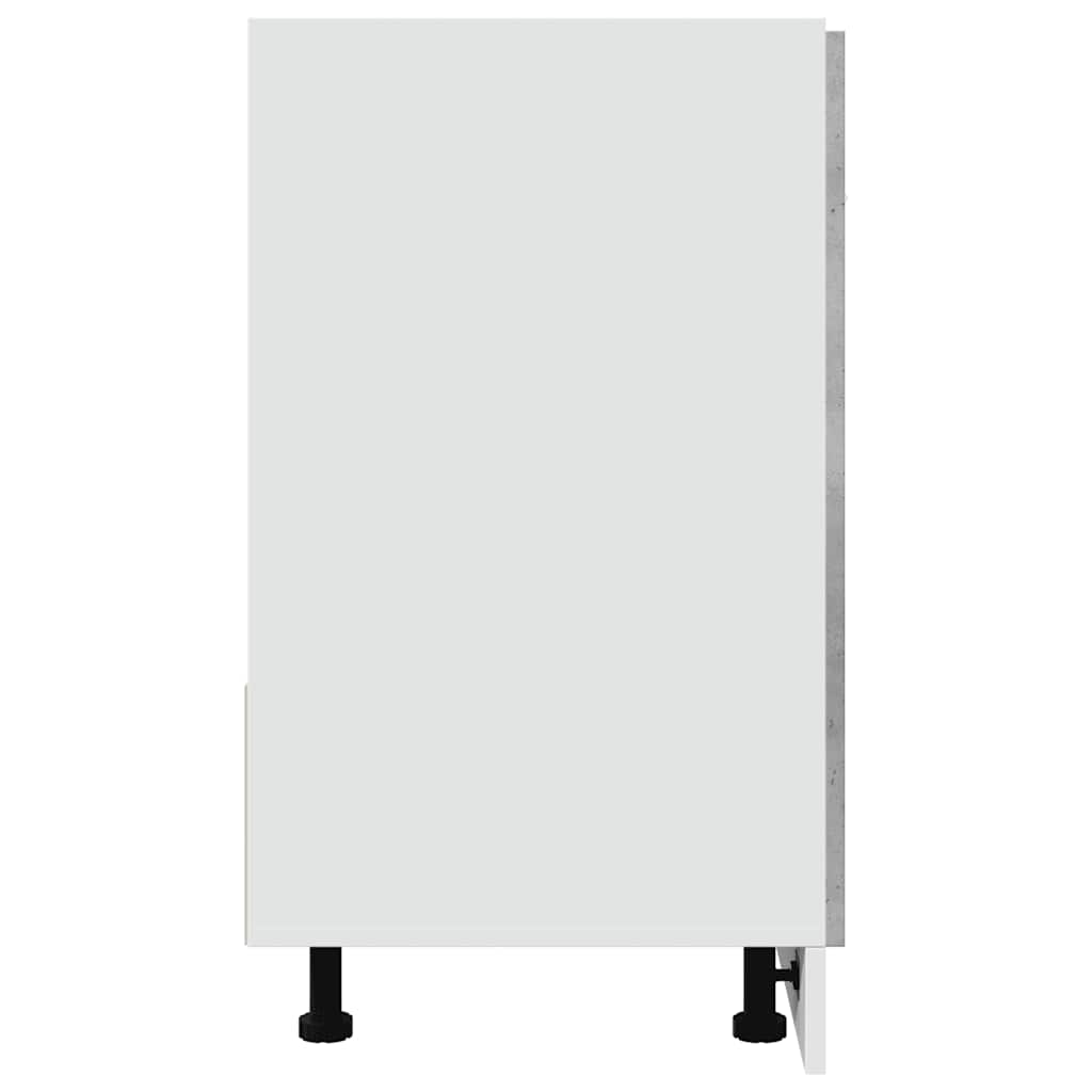 Sink Bottom Cabinet Lyon Concrete Grey 80x46x81.5 cm Engineered Wood