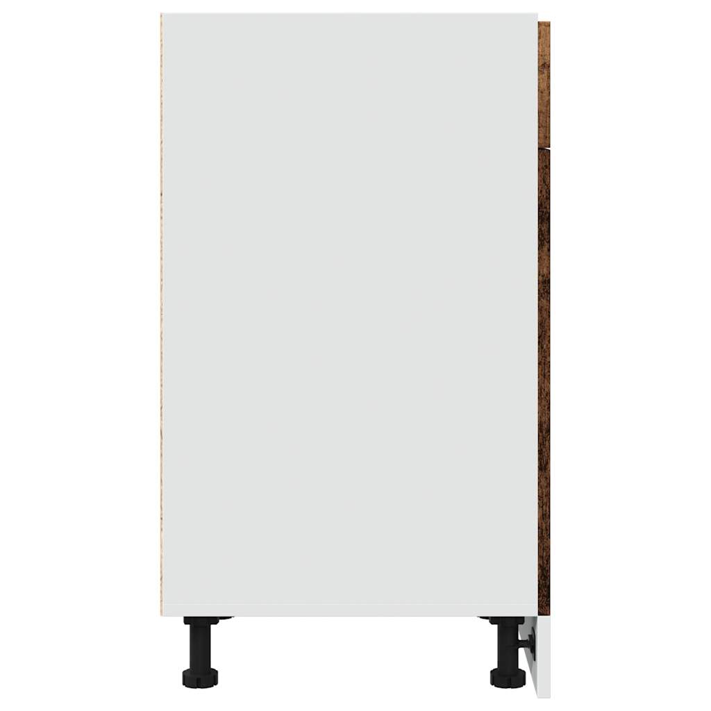 Drawer Bottom Cabinet Lyon Old Wood 40x46x81.5 cm Engineered Wood