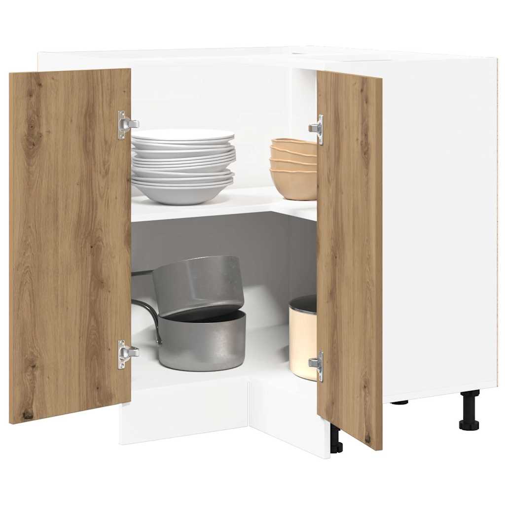 Kitchen Cabinet Lyon Artisan Oak 75.5x75.5x81.5 cm Engineered Wood