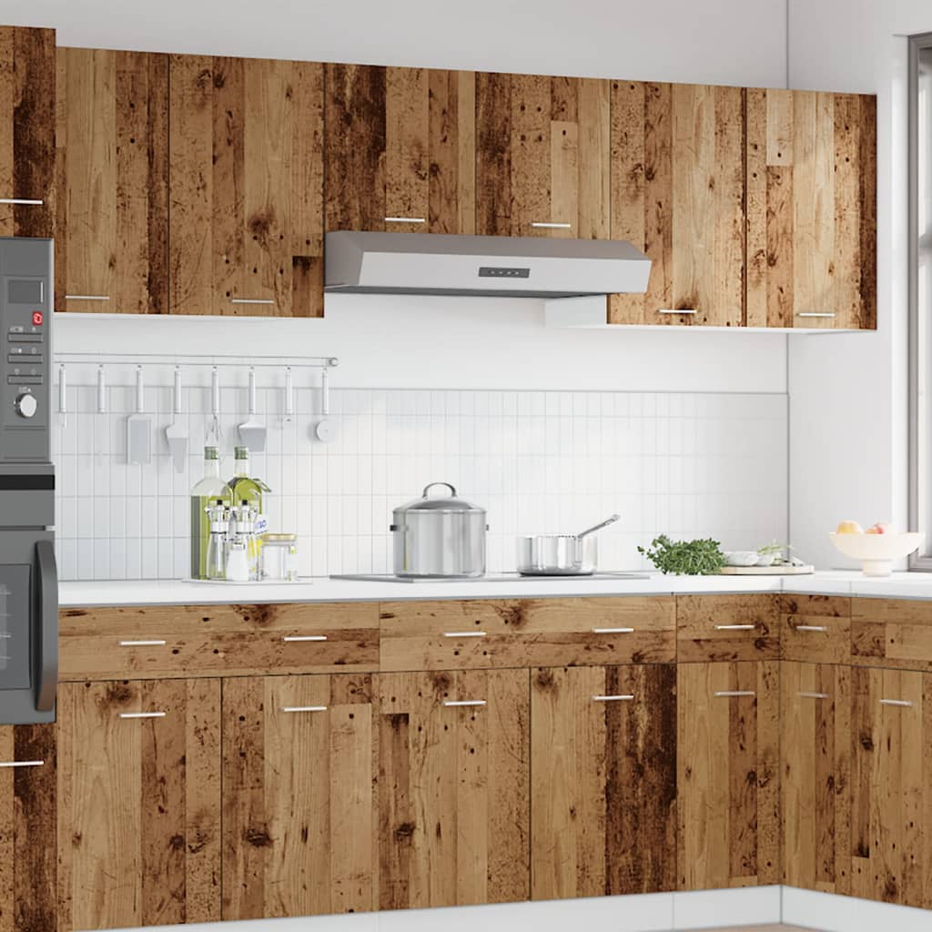 Modern Wooden Wall Mounted 2 Door Kitchen Storage Cabinet Unit