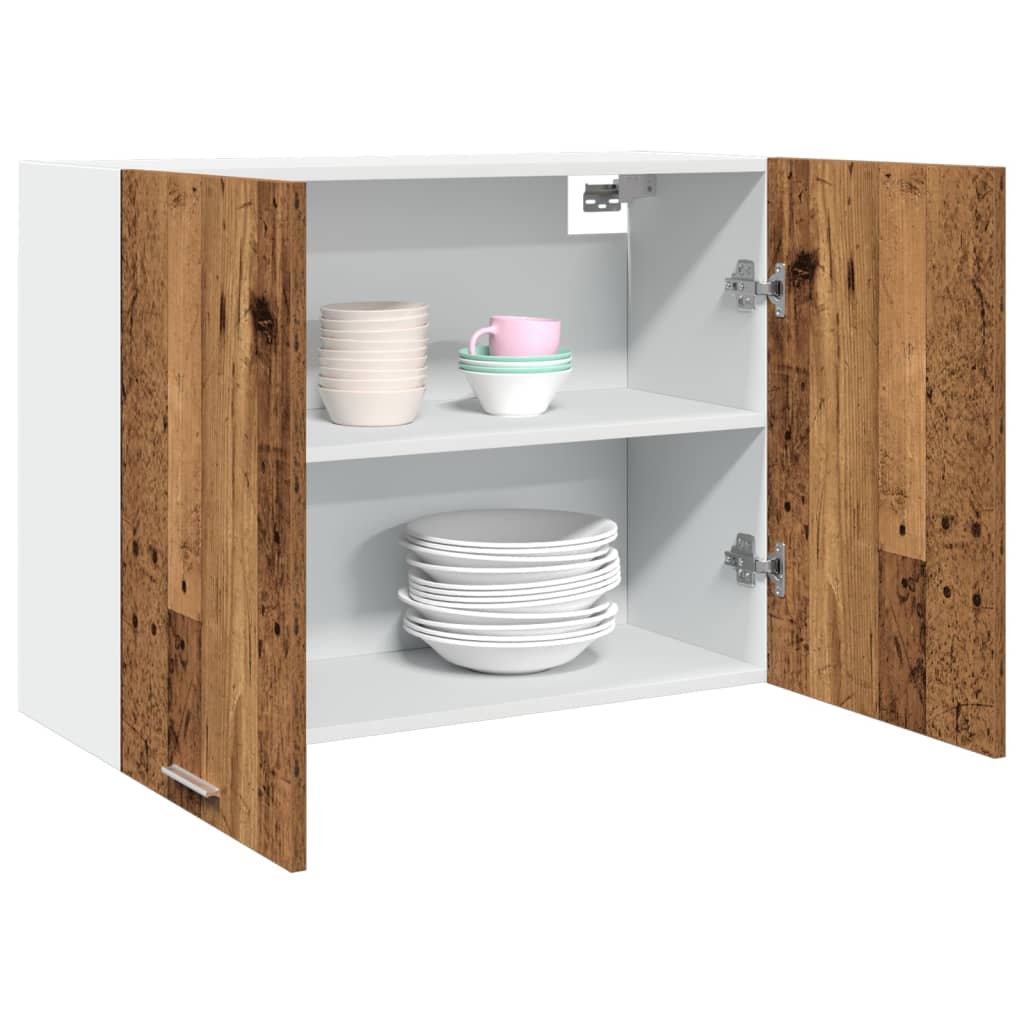 Modern Wooden Wall Mounted 2 Door Kitchen Storage Cabinet Unit