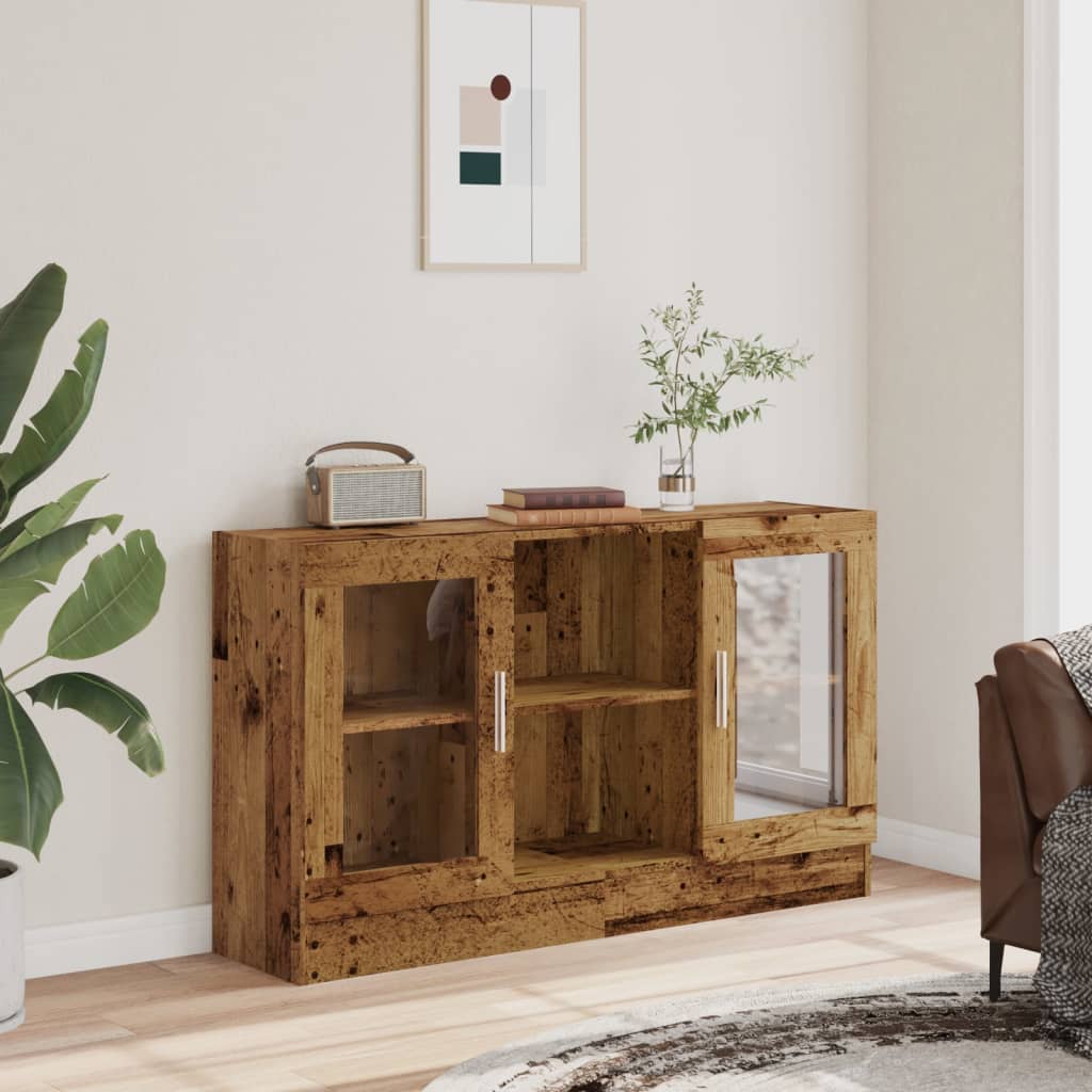 Sideboard Old Wood 120x30.5x70 cm Engineered Wood