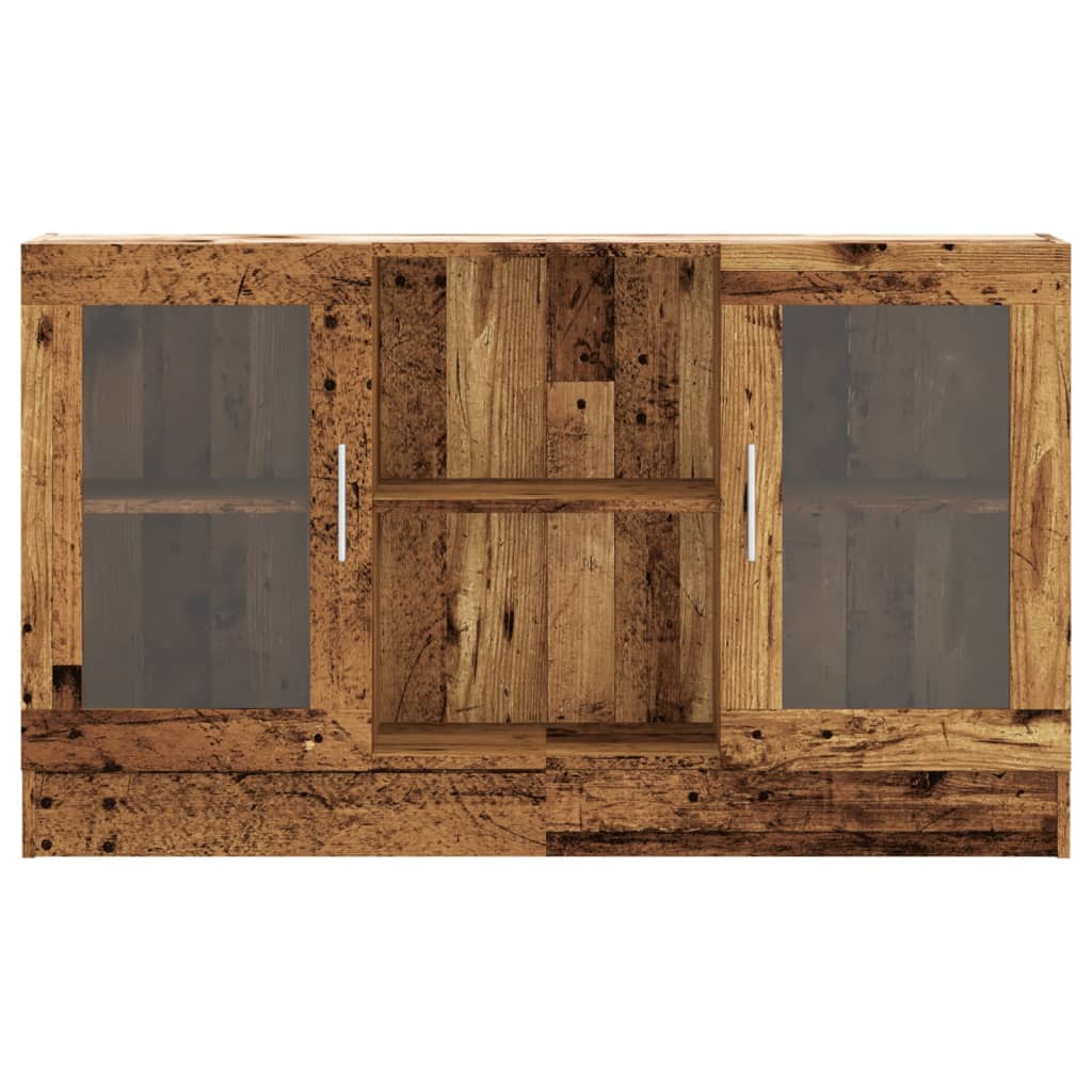 Sideboard Old Wood 120x30.5x70 cm Engineered Wood