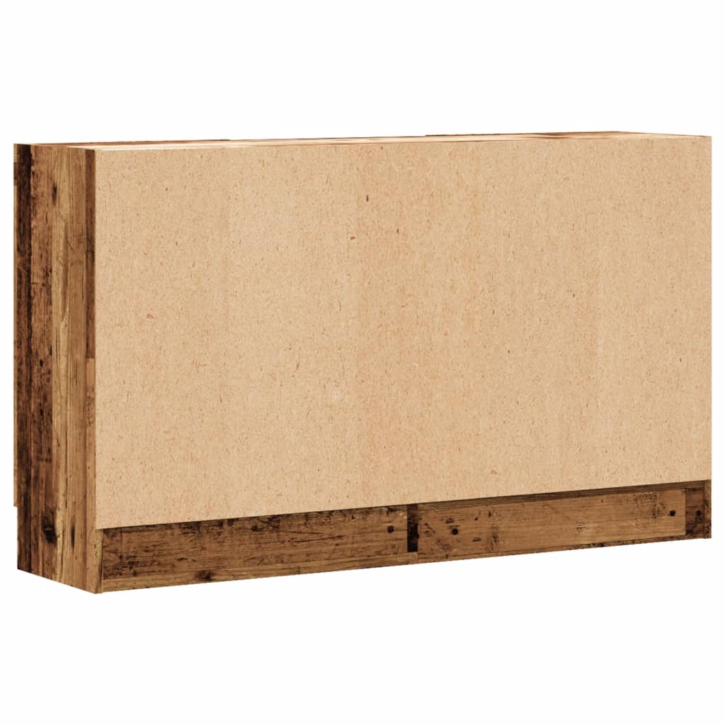 Sideboard Old Wood 120x30.5x70 cm Engineered Wood