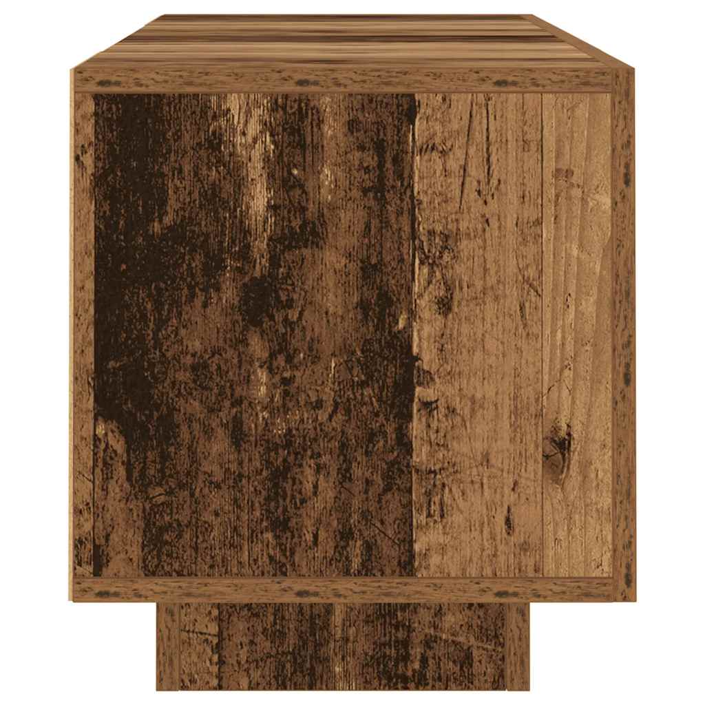 Modern Wooden 63 Inch TV Tele Stand Unit Cabinet With LED Lights & Storage