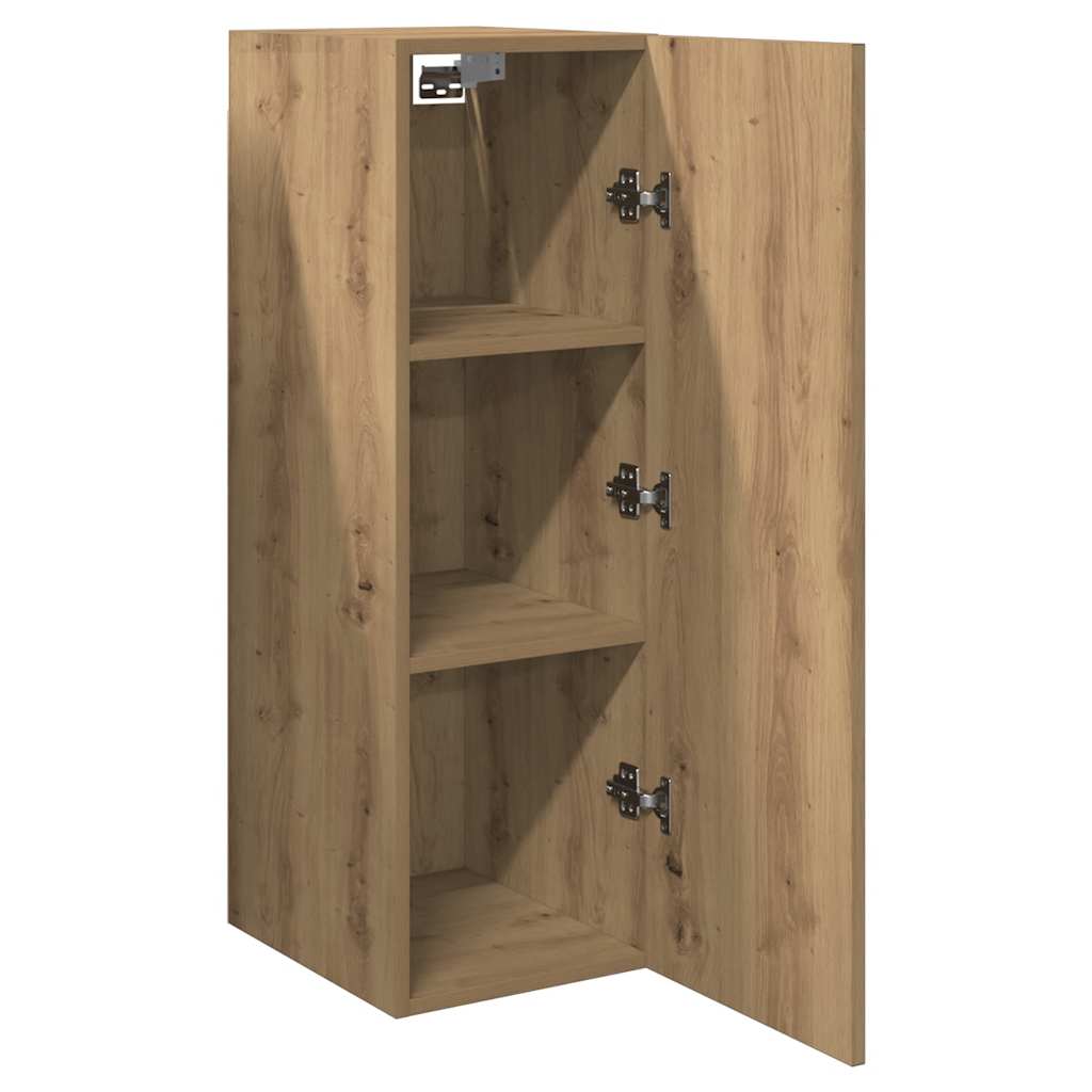 TV Cabinets 2 pcs Artisan Oak 30.5x30x90 cm Engineered Wood