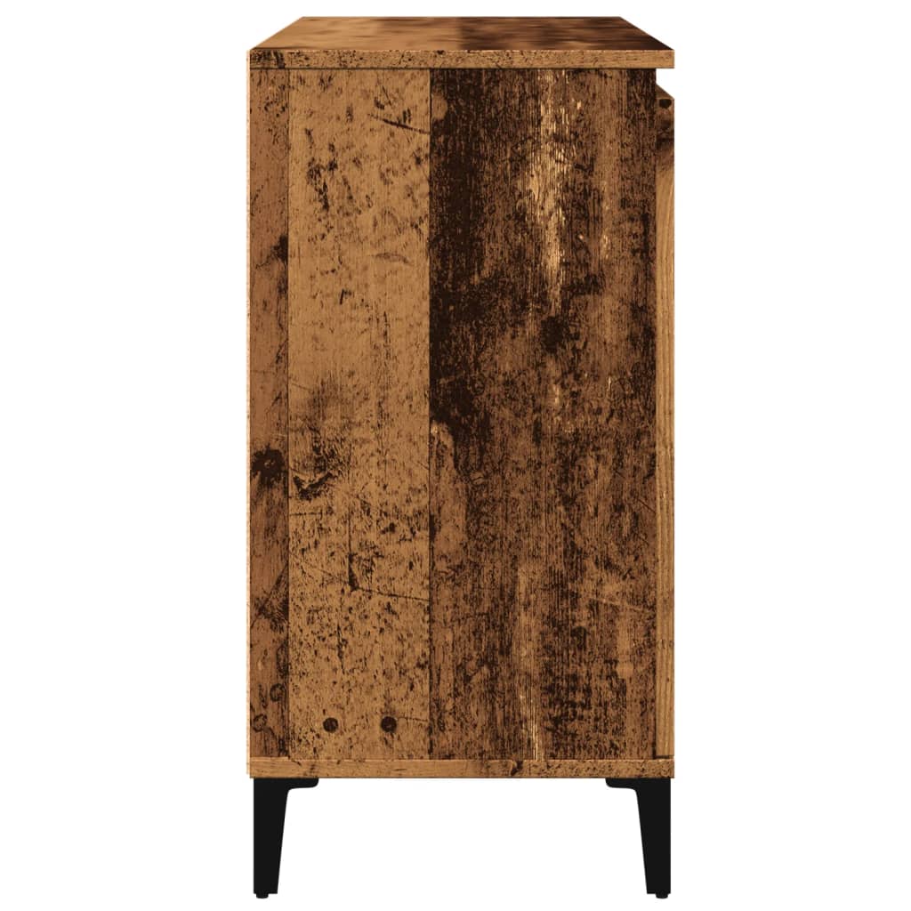 Sideboard Old Wood 102x35x70 cm Engineered Wood