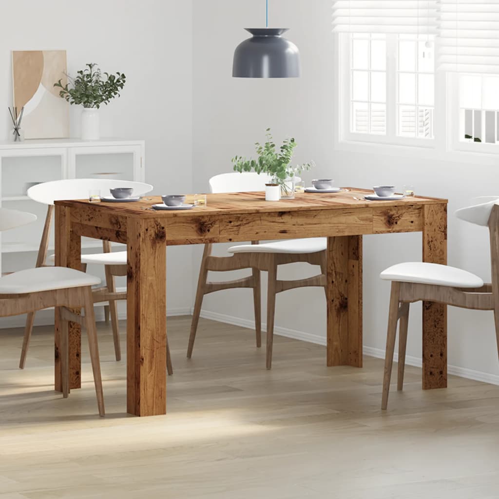 Modern Wooden 4 Person Dining Table Wood Dinner Kitchen Tables Sturdy