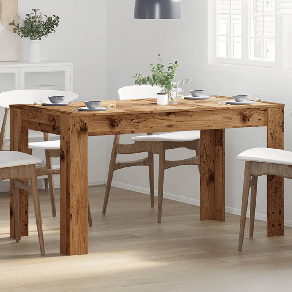 Modern Wooden 4 Person Dining Table Wood Dinner Kitchen Tables Sturdy