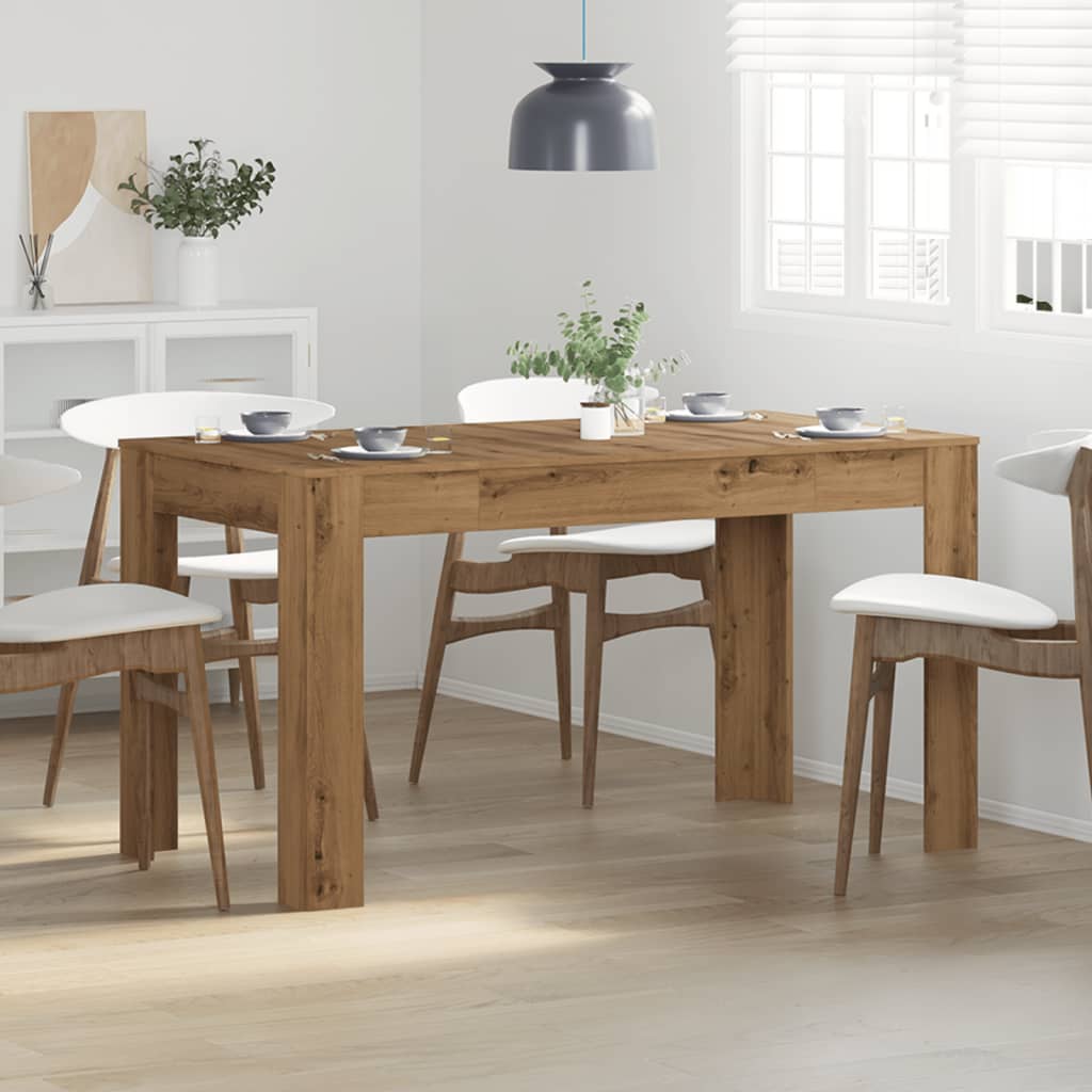 Modern Wooden 4 Person Dining Table Wood Dinner Kitchen Tables Sturdy