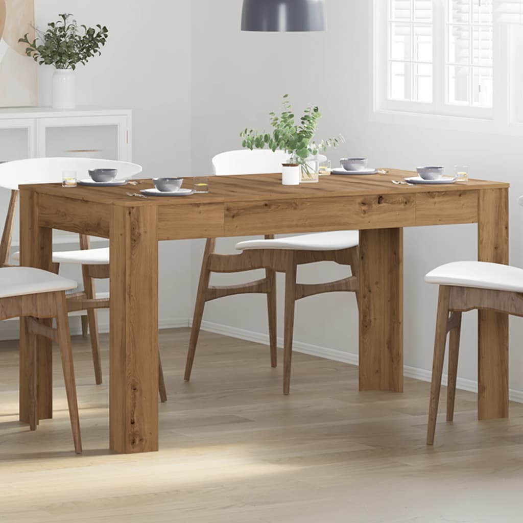 Modern Wooden 4 Person Dining Table Wood Dinner Kitchen Tables Sturdy
