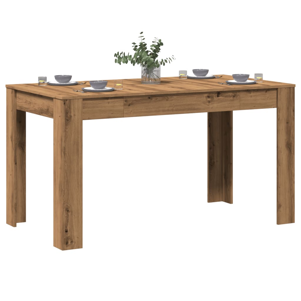 Modern Wooden 4 Person Dining Table Wood Dinner Kitchen Tables Sturdy