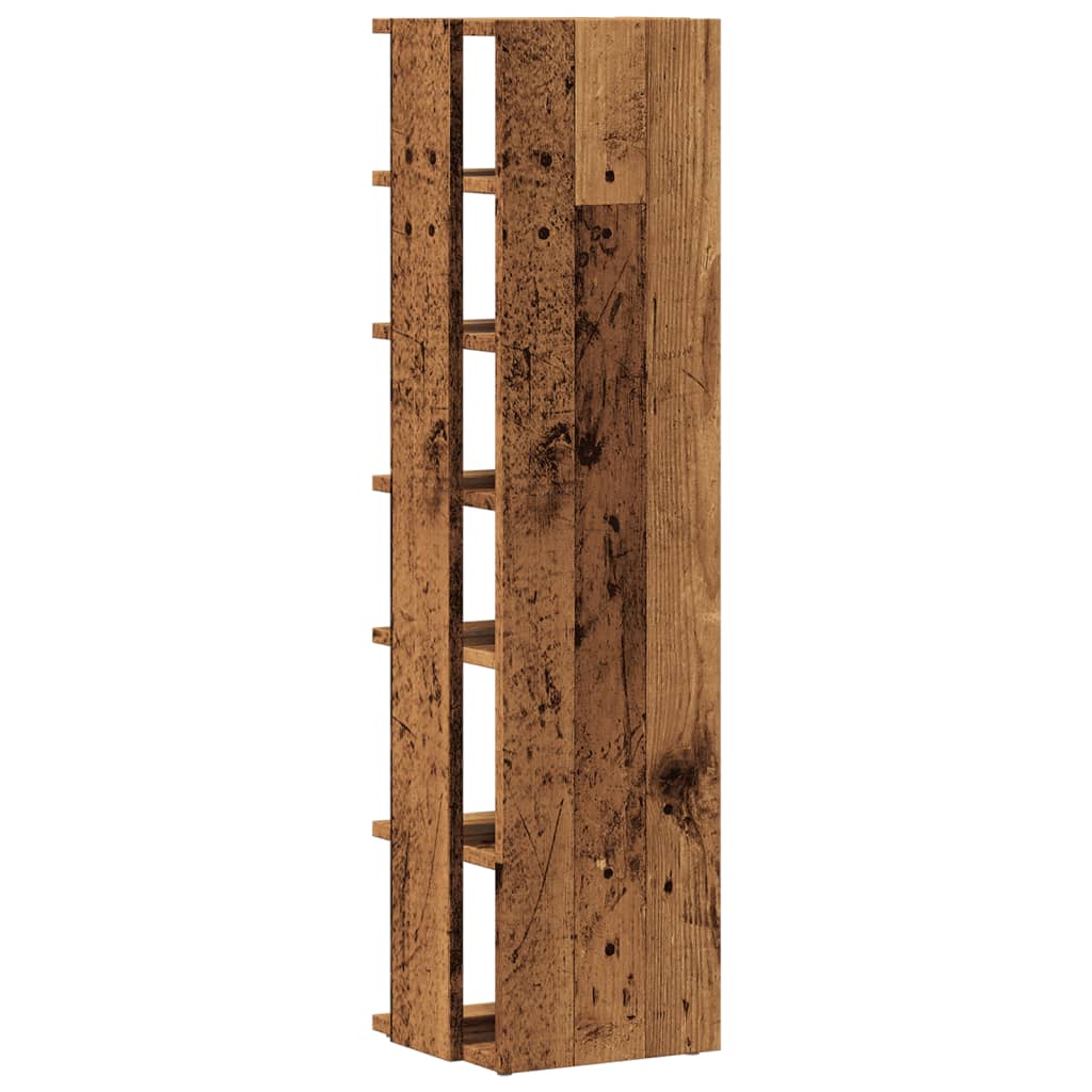 Modern Wooden 2pcs Open Shoe Storage Cabinet Wood Trainer Organiser Units
