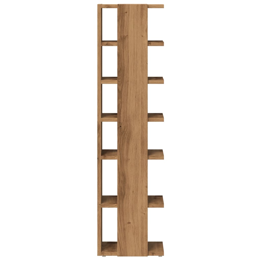 Modern Wooden 2pcs Open Shoe Storage Cabinet Wood Trainer Organiser Units